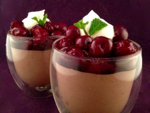 Nougat-Mousse-and-Madeira-Cherry-Compote-3